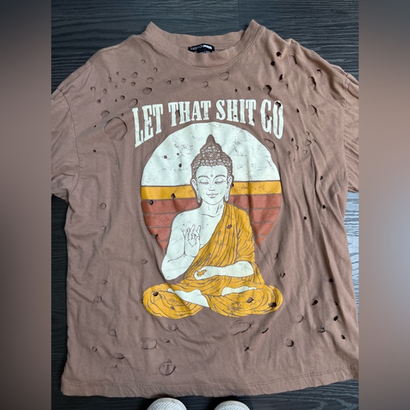 Ripped Buddha shirt - Picture 2 of 4